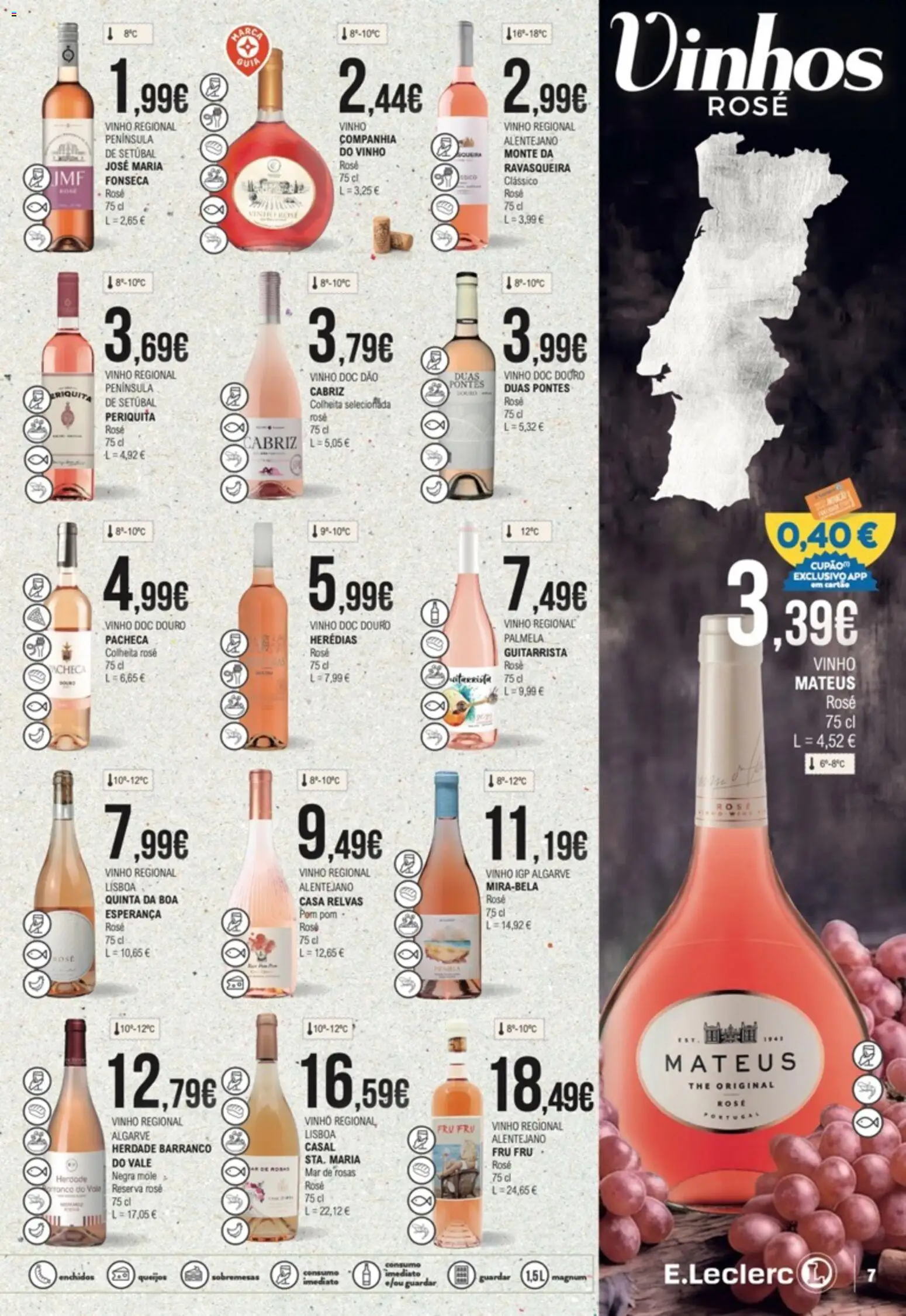 E.Leclerc folheto Feira dos Vinhos │ válido de 01/10/2026 | Página: 7 | Produtos: Vinho rosé, Sobremesas, Vinho