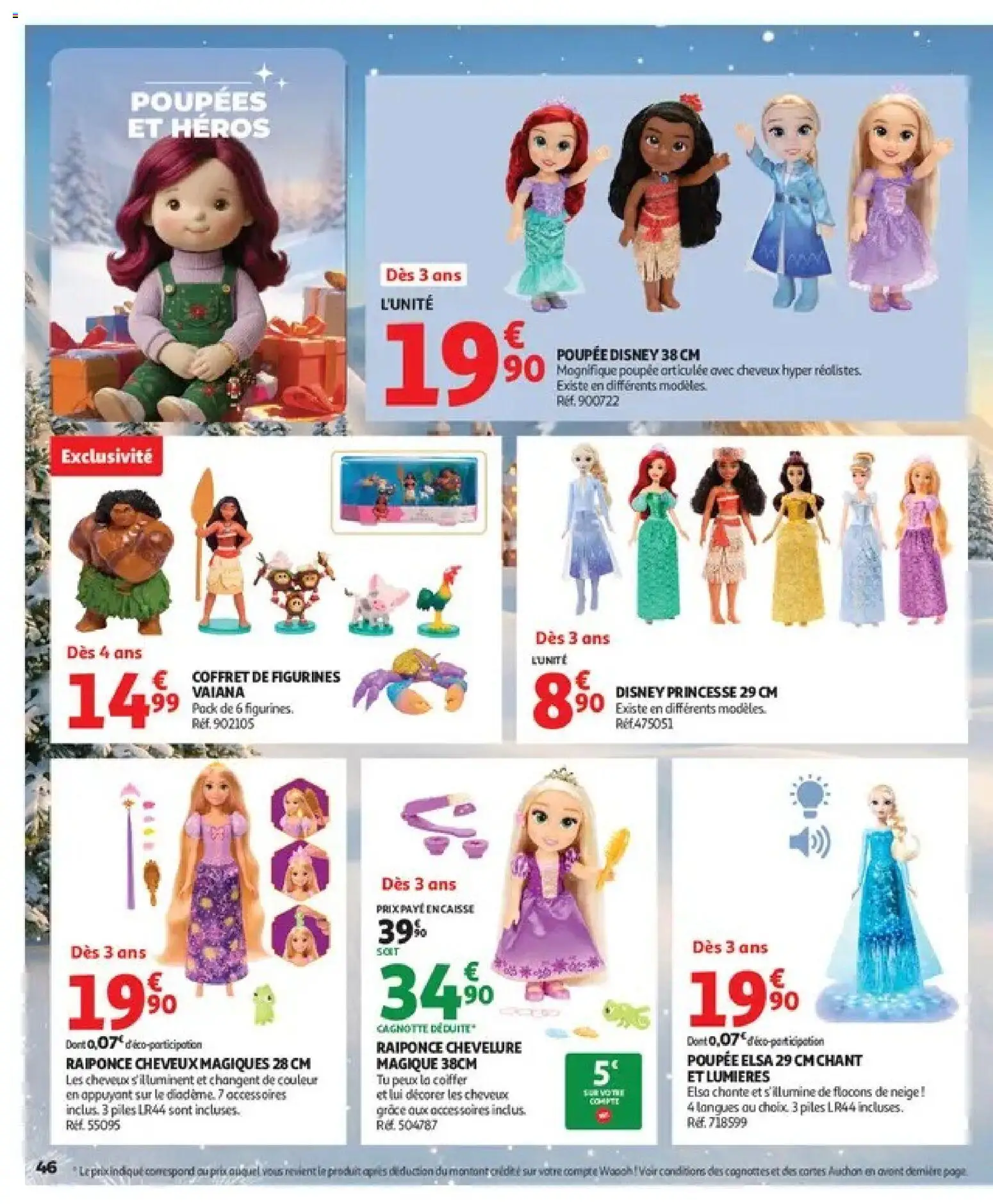 {H1} | Page: 46 | Produits: Poupée, Figurine, Piles, Disney Princesse