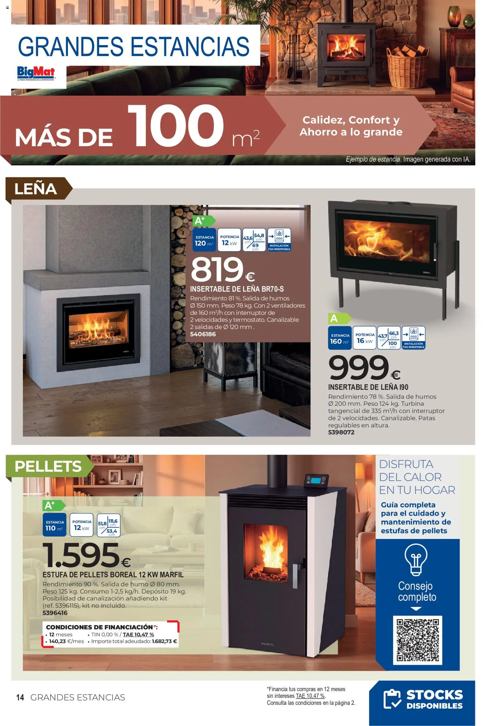 BigMat Calefacción │ válido desde el 05/10/2026 | Página: 14 | Productos: Peso, Leña