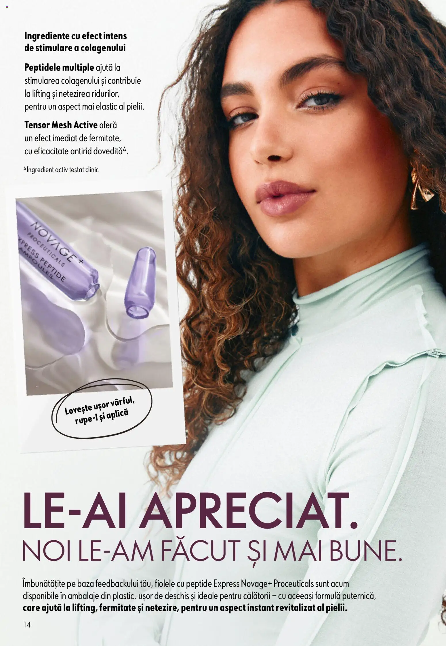 Noul catalog Oriflame – valabil de la 09.09.2026 | Pagină: 14 | Produse: Aplică, Active