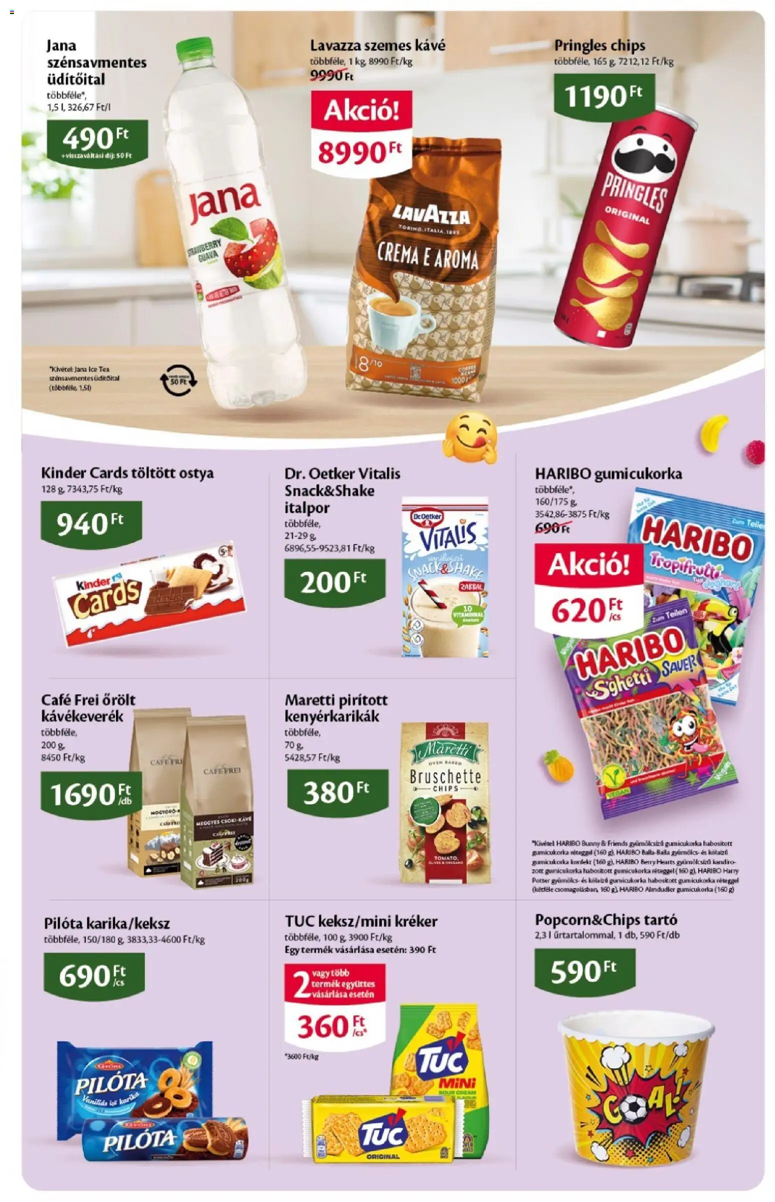 EcoFamily akciós ujság - amely érvényes a következő dátumtól: 2026.07.09. | Oldal: 5 | Termékek: Pringles, Gyümölcs, Ice tea, Italpor
