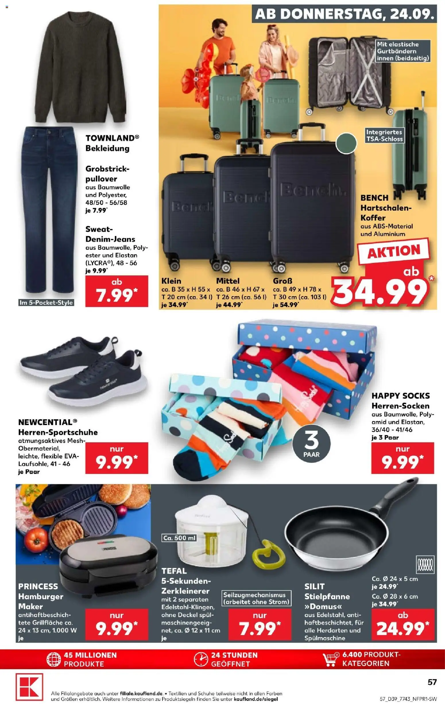 Kaufland Prospekt Völklingen – gültig ab 24.09.2026 | Seite: 57 | Produkte: Bekleidung, Pullover, Koffer
