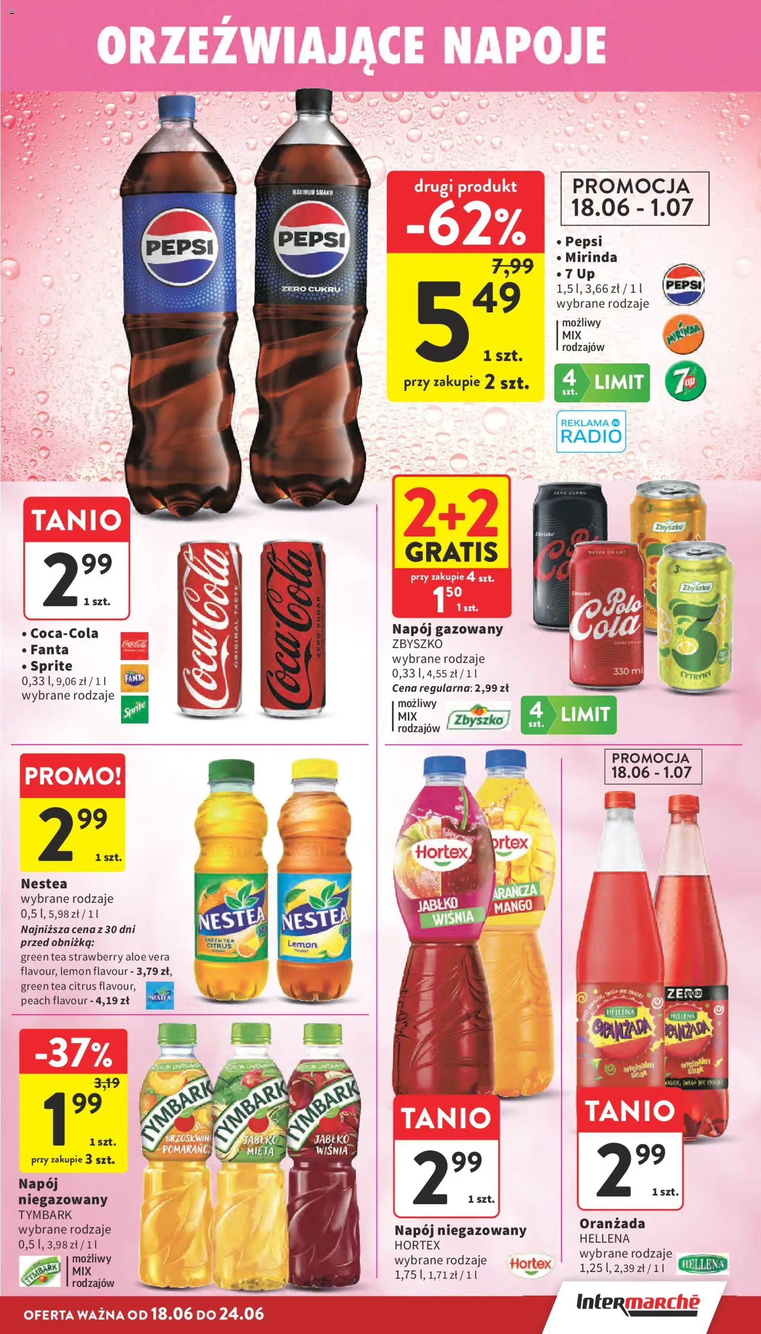Intermarche gazetka od 18.06.2026 | Strona: 31 | Produkty: Radio, Napoje, Cytryny, Mięta