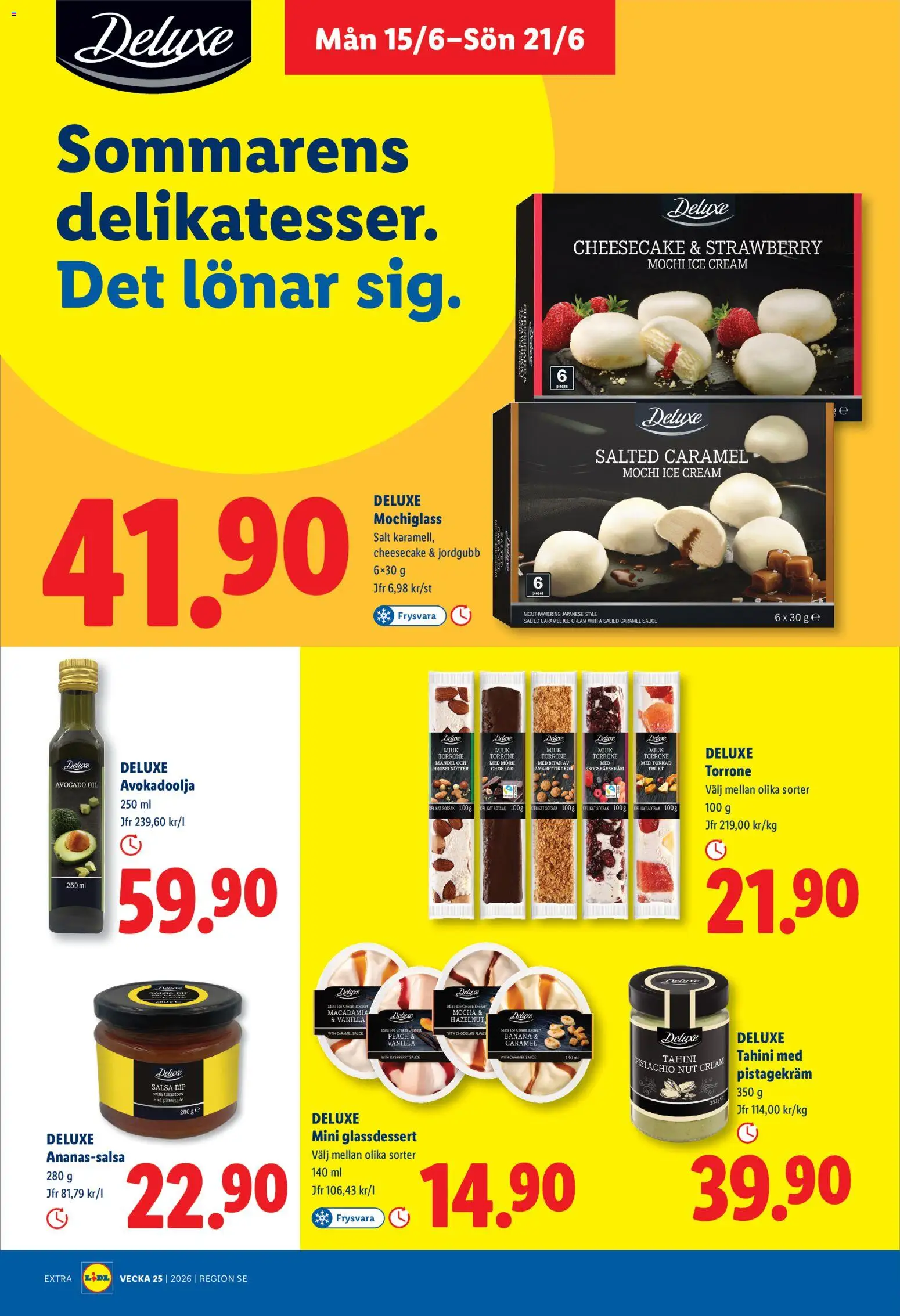 Lidl reklamblad aktuell från 15.06.2026 | Sida: 13 | Produkter: Avocado, Salsa, Choklad, Nötter