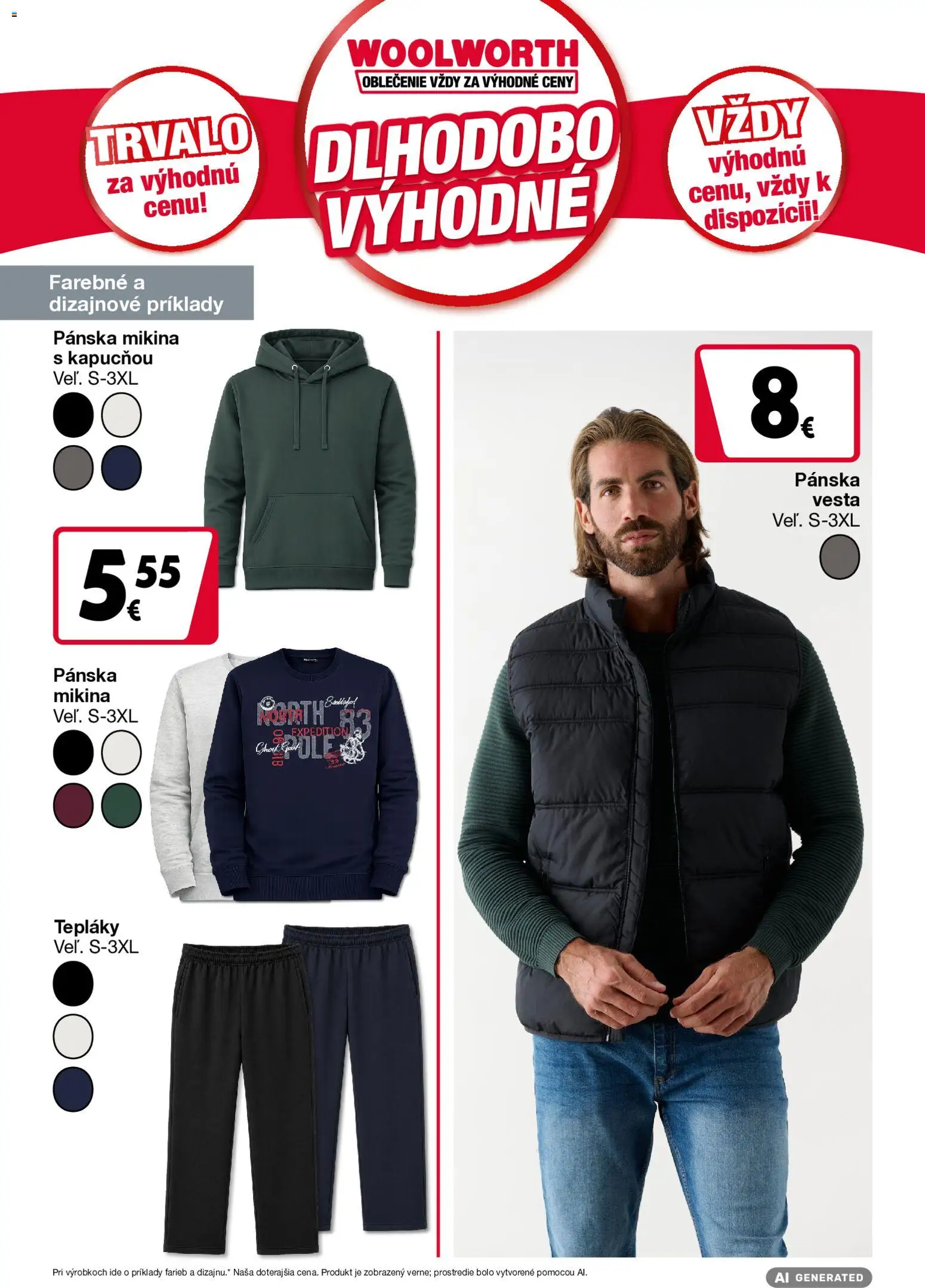 Nové Woolworth akcie – leták je platný od 09.10.2026 | Strana: 6 | Produkty: Mikina, Vesta