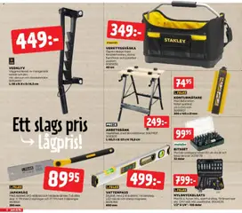 Jem & Fix erbjudanden - Förhandsvisning av reklamblad från butik Jem & Fix aktuell från 06/09/2026 | Sida: 8 | Produkter: Vedklyv, Vattenpass