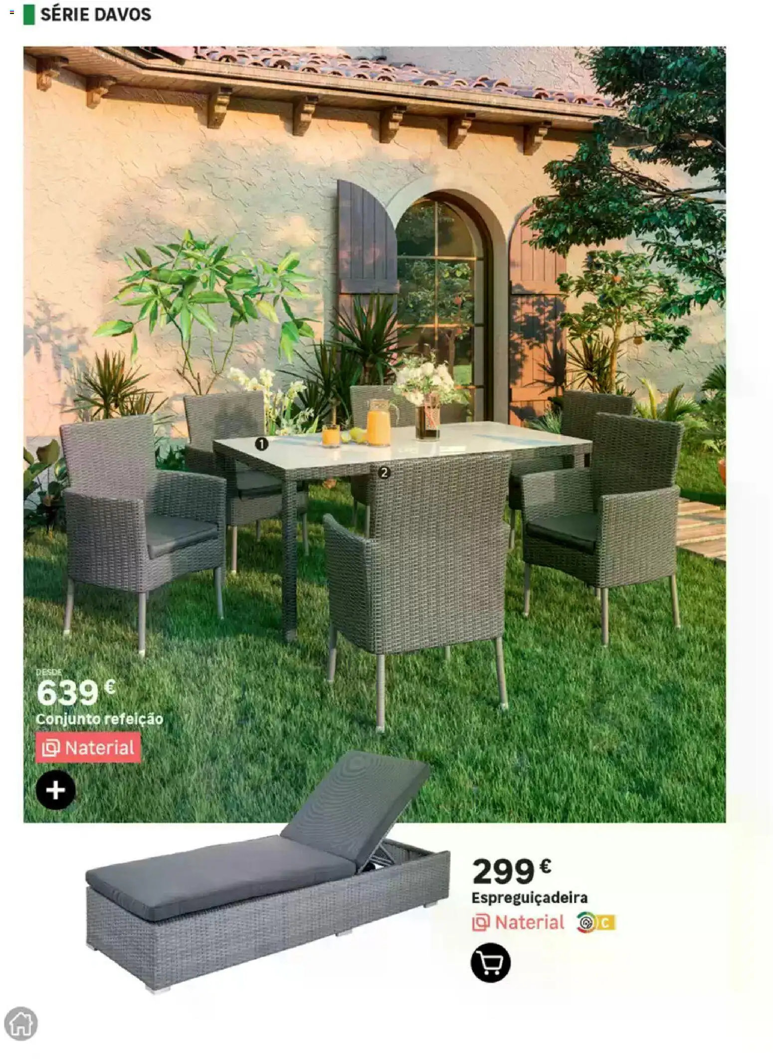 Leroy Merlin Catálogo Jardim │ válido de 12.03.2026 | Página: 20 | Produtos: Espreguiçadeira