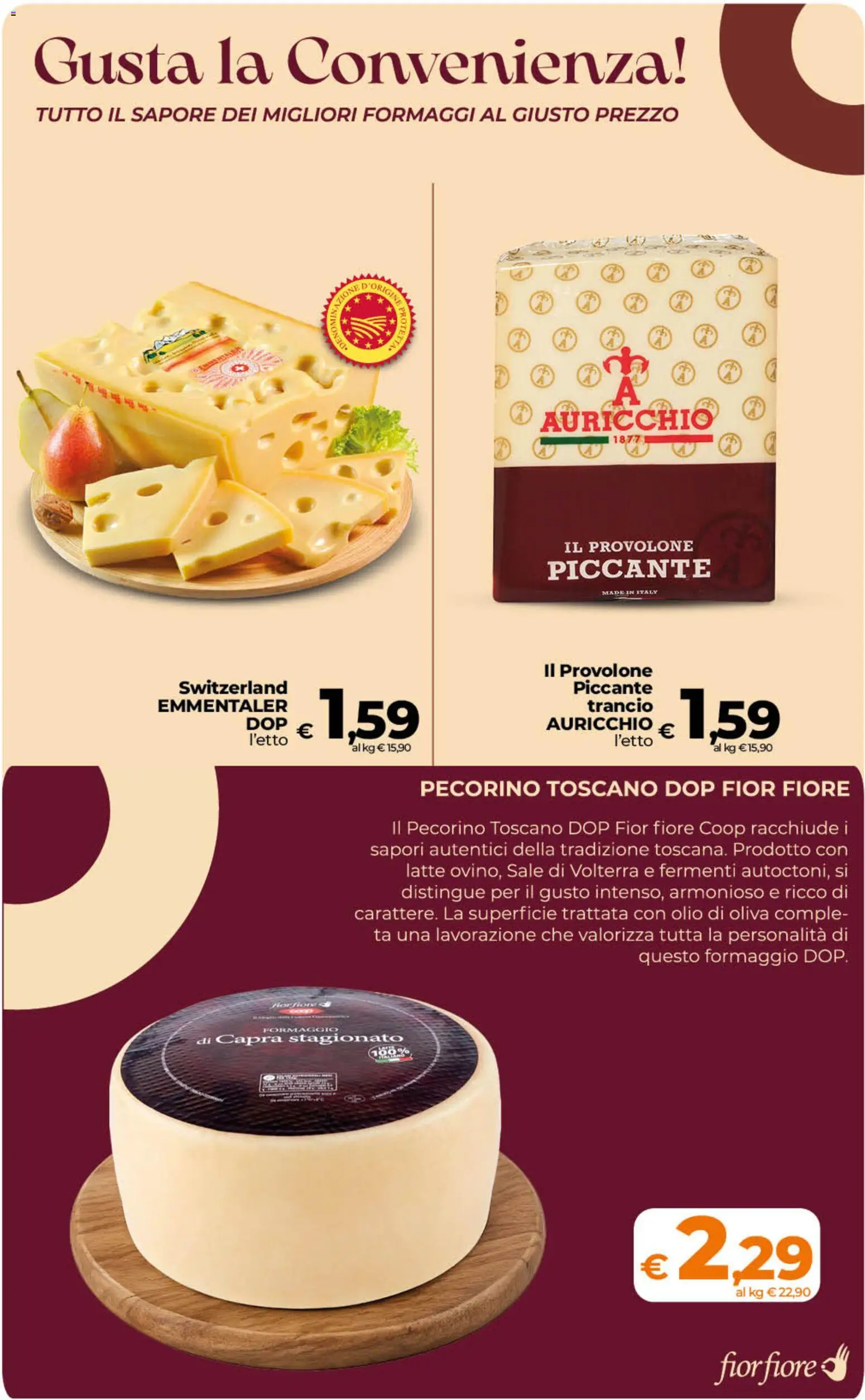 Volantino Ipercoop del 22/09/2026 | Pagina: 16 | Prodotti: Sale, Latte, Pecorino, Olio di Oliva