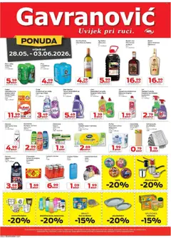 Gavranović Katalog - Pregled kataloga iz trgovine Gavranović, vrijedi od 28.05.2026 | Stranica: 2