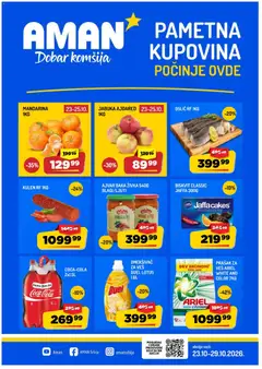 Aman katalog Pametna kupovina - pregled Aman kataloga - važi od 23.10.2026