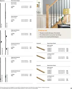 Preview of B&Q - Doors, windows & interiors valid from 25.02.2026 | Page: 89 | Products: Rails
