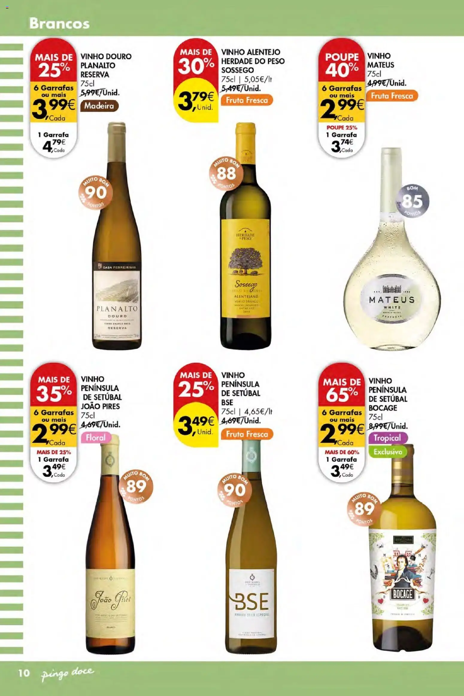 Pingo Doce Folheto Vinhos Frescos Açores │ válido de 02/07/2026 | Página: 10 | Produtos: Vinho