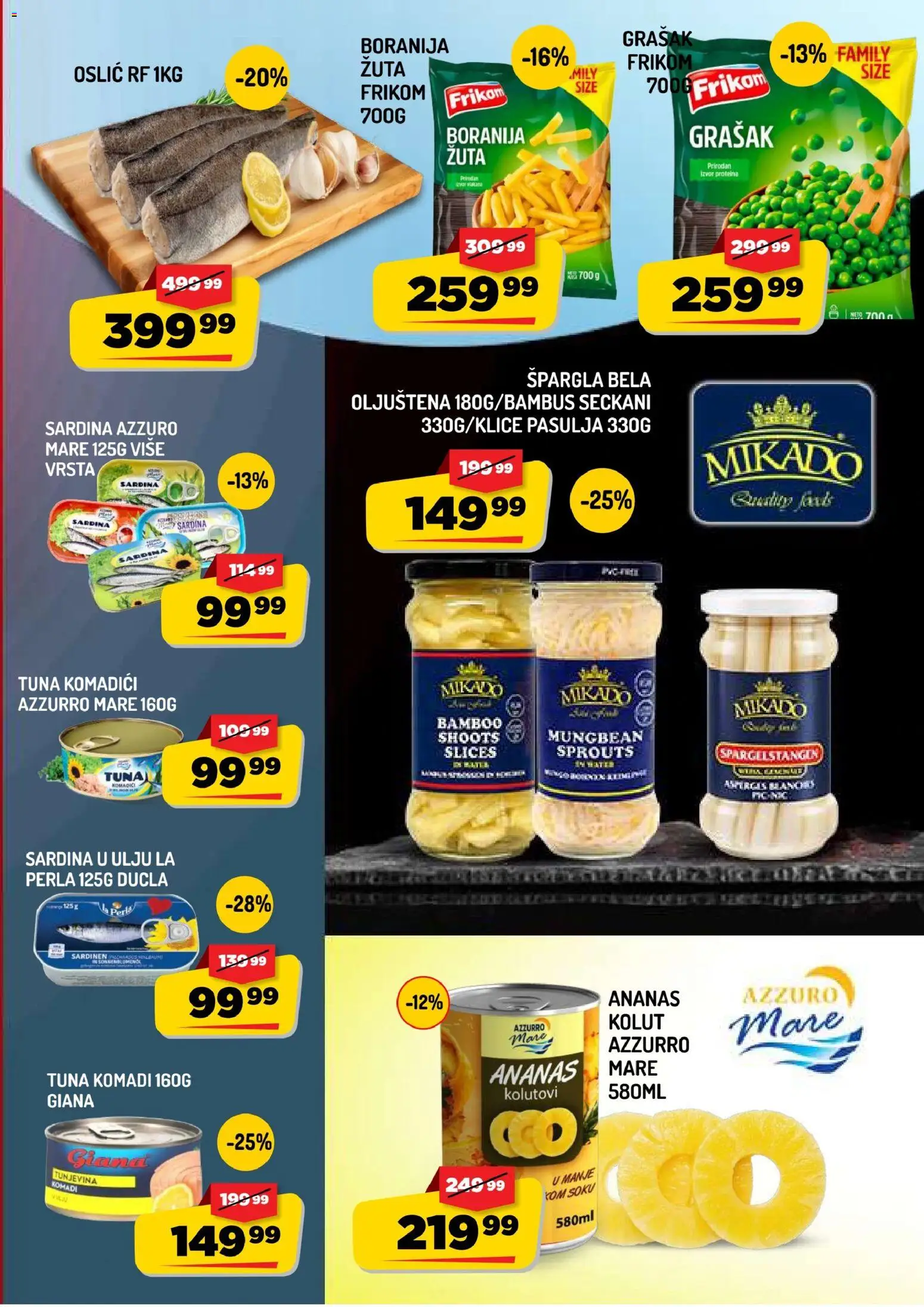 Aman katalog - važi od 28.08.2026 | Strana: 3 | Proizvode: Tuna, Grašak, Špargla, Oslić