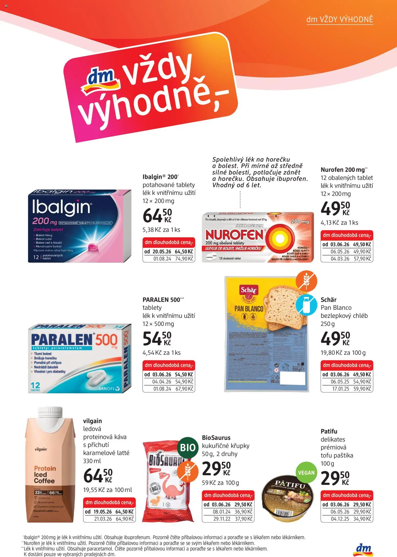 dm drogerie leták od 04.06.2026 | Strana: 13 | Produkty: Káva, Křupky, Protein, Paštika