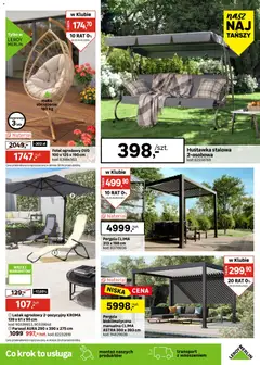 Pogląd oferty "Leroy Merlin gazetka" - ważna od 20.05.2026 | Strona: 3 | Produkty: Fotel ogrodowy, Parasol, Fotel, Leżak ogrodowy