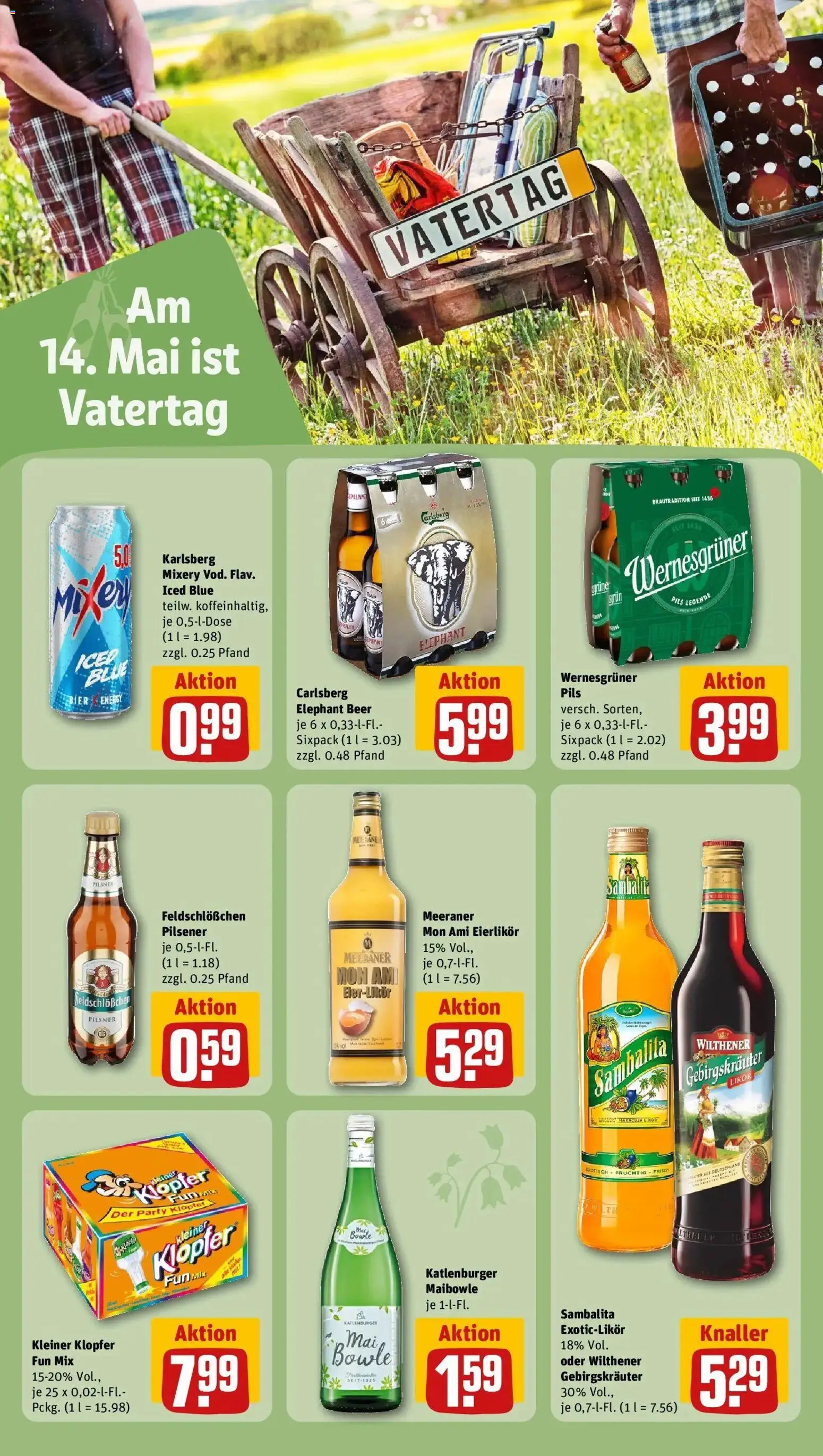 Rewe Prospekt Berlin / Prenzlauer Berg	 – gültig ab 04.05.2026 | Seite: 18 | Produkte: Carlsberg, Wilthener, Wilthener gebirgskrauter, Mixery