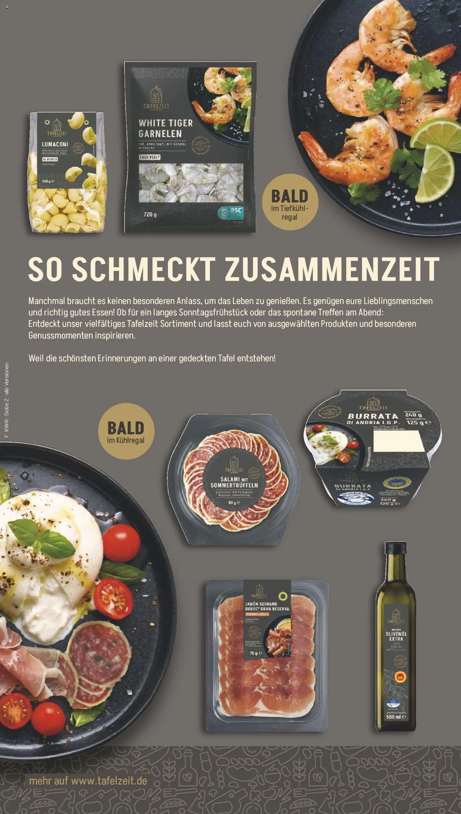 Famila Nordwest Sonderangebote – gültig ab 04.10.2026 | Seite: 2 | Produkte: Regal, Garnelen, Burrata, Salami