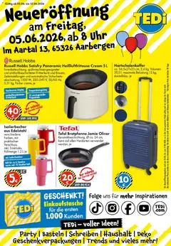 TEDi Neueröffnung Aarbergen ab 05.06.2026 gültig