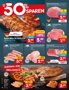 Netto Marken-Discount Prospekt Stadtlohn ab 20.07.2026 gültig | Seite: 12 | Produkte: Hahnchen, Schweinebauch, Spare ribs, Paprika