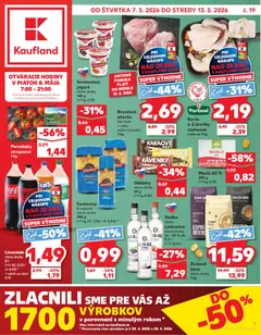 Kaufland leták platný od 07.05.2026