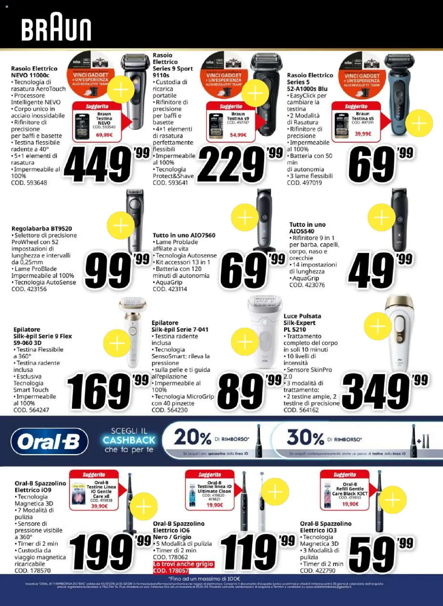 Volantino Media World del 01/10/2026 | Pagina: 16 | Prodotti: Spazzolino, Tè, Epilatore, Batteria