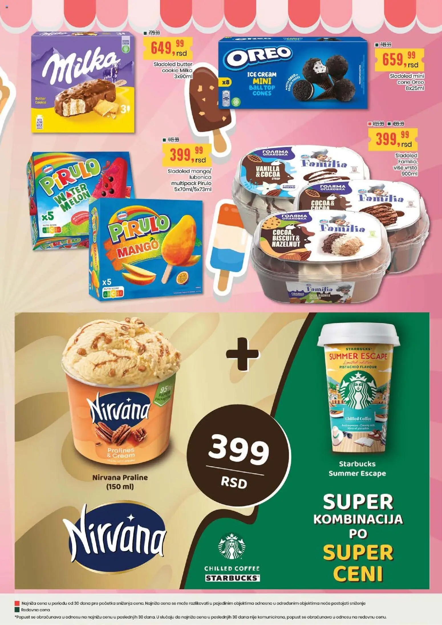 Aroma Market katalog - važi od 23.07.2026 | Strana: 11 | Proizvode: Milka, Sladoled, Lubenica, Praline