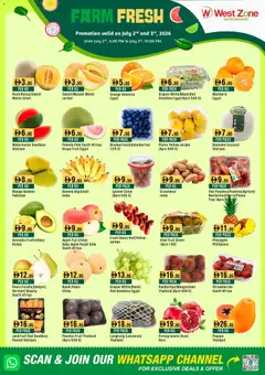 Preview of Westzone Supermarket catalogue farm fresh valid from 2 Jul, 2026