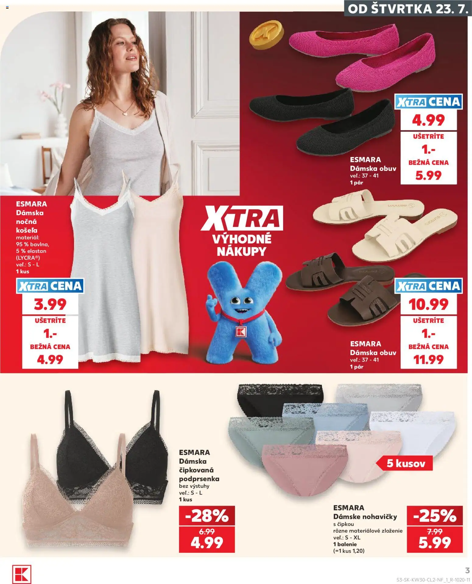 Kaufland SK akciós ujság - amely érvényes a következő dátumtól: 2026.07.23. | Oldal: 3
