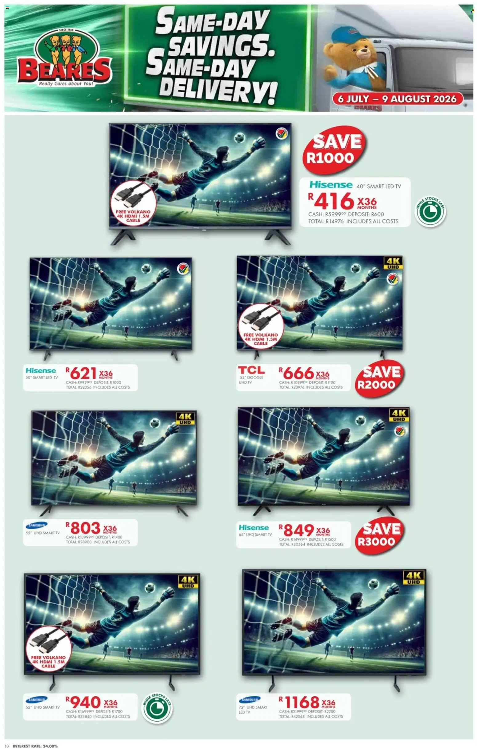 New Beares catalogue – valid from 06/07/2026 | Page: 10 | Products: Cable, TV