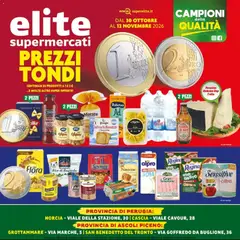 Anteprima del volantino Elite Supermercati volantino Prezzi Tondi valido a partire dal 30/10/2026