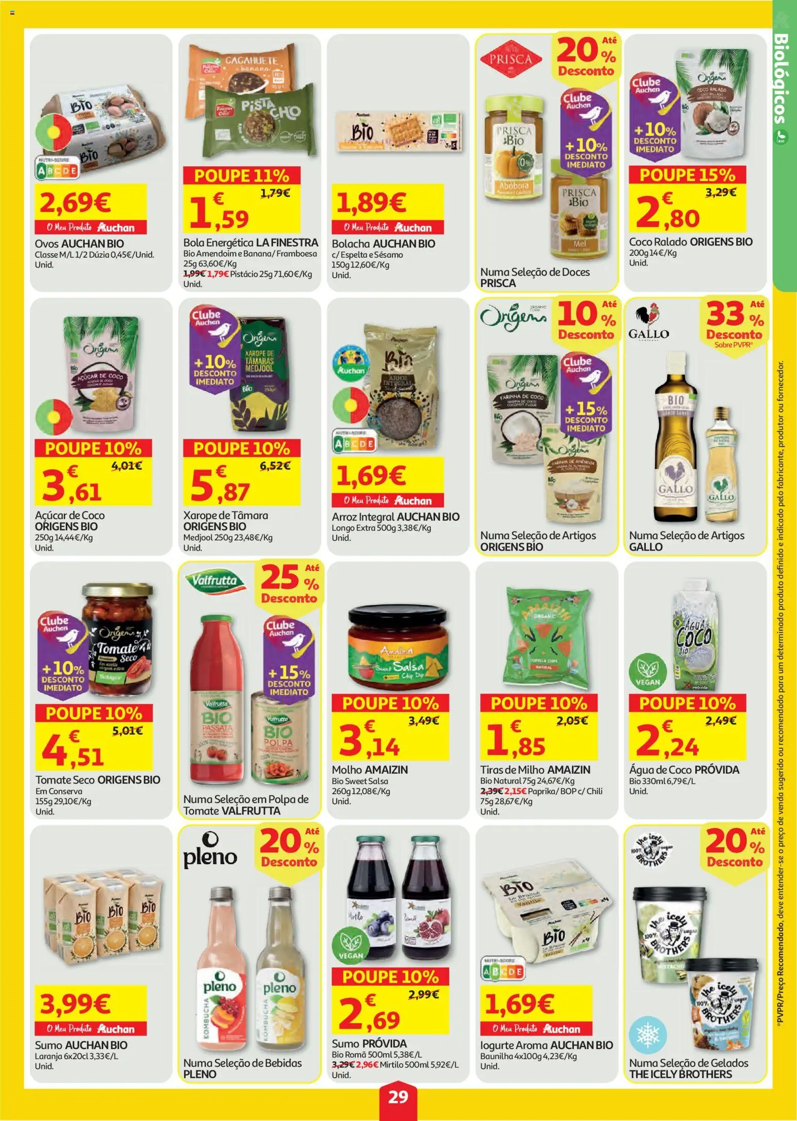 Auchan folheto │ válido de 06/08/2026 | Página: 29 | Produtos: Arroz, Tomate, Xarope, Milho
