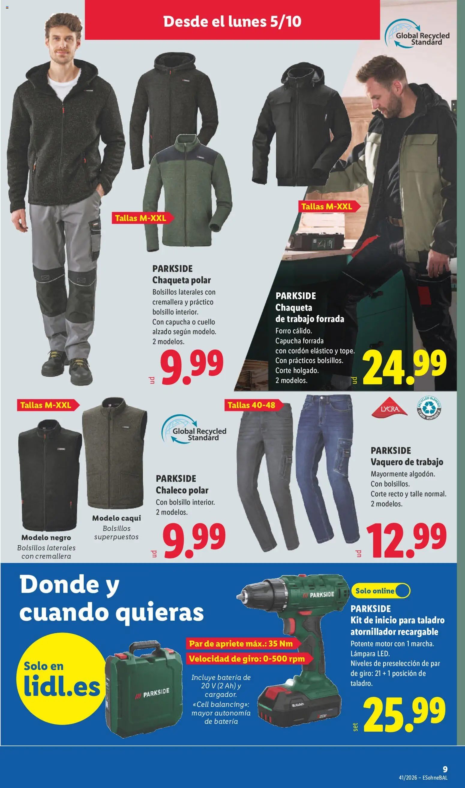 Lidl folleto de bazar │ válido desde el 05/10/2026 | Página: 13