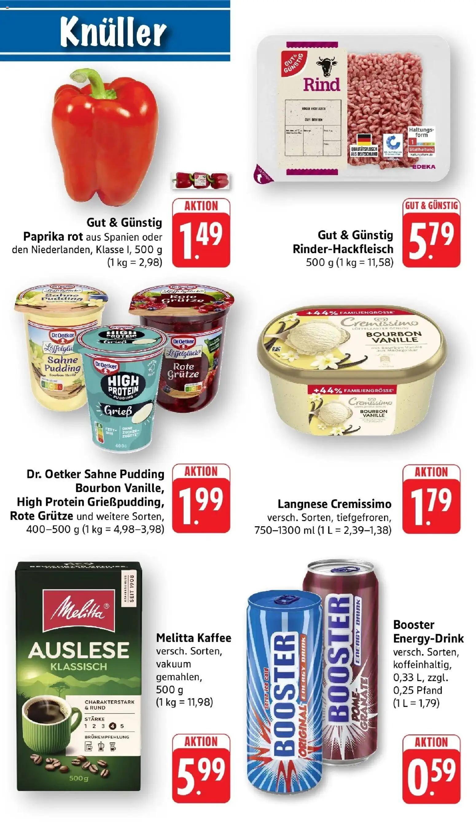 nah & gut Prospekt Birkendorf – gültig ab 07.09.2026 | Seite: 10 | Produkte: Langnese, Kaffee, Paprika rot, Bourbon