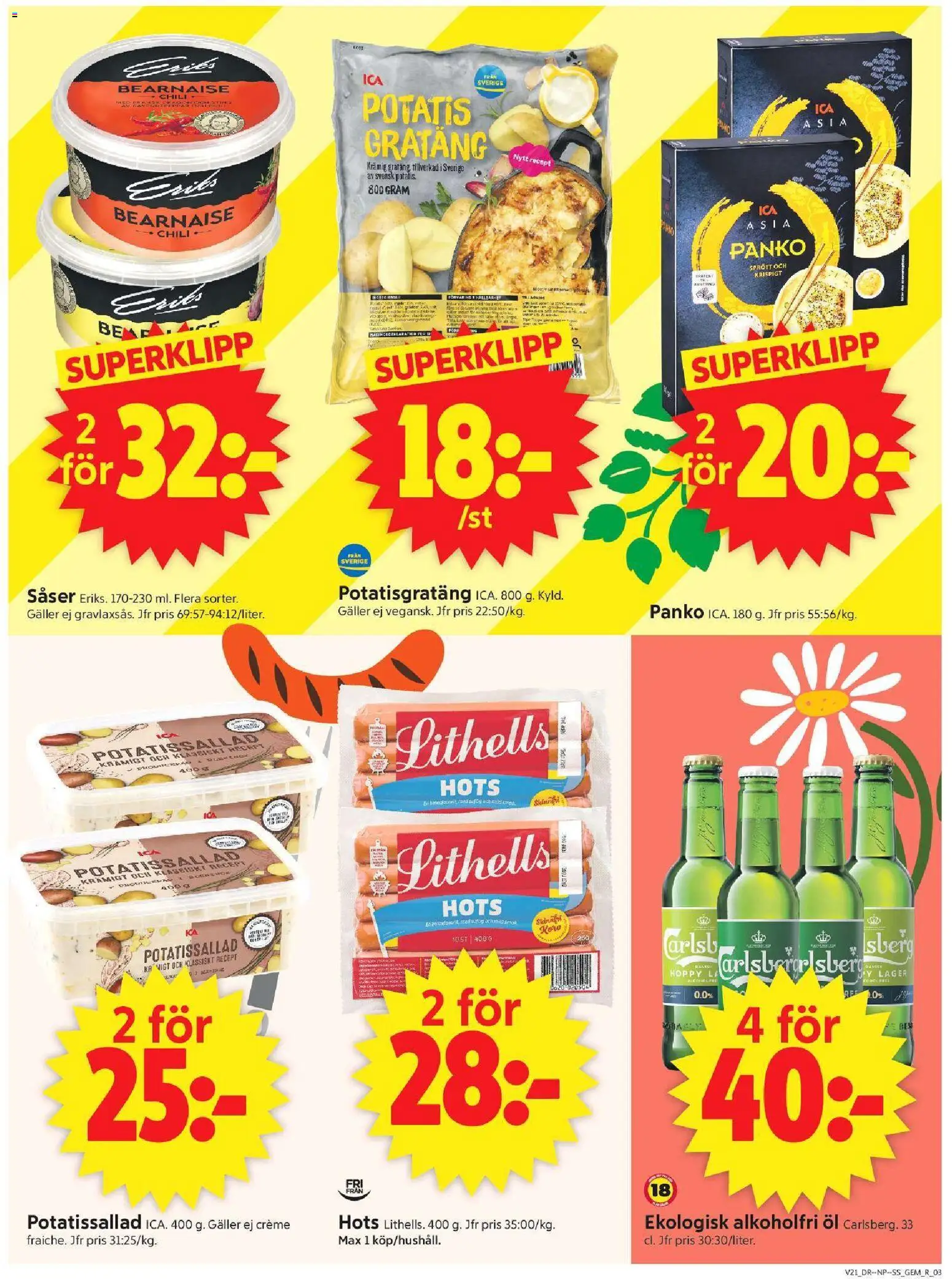 ICA Supermarket reklamblad aktuell från 18.05.2026 | Sida: 3