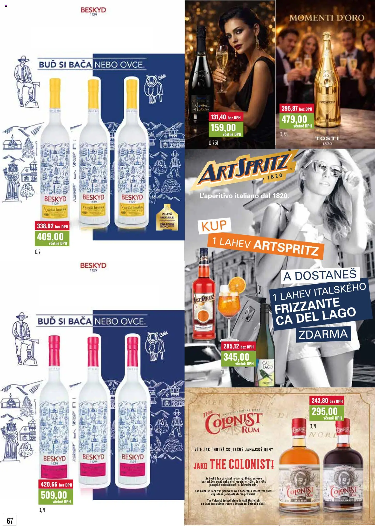 Ratio leták od 01.08.2026 | Strana: 68 | Produkty: Rum, Prosecco, Frizzante, Koření