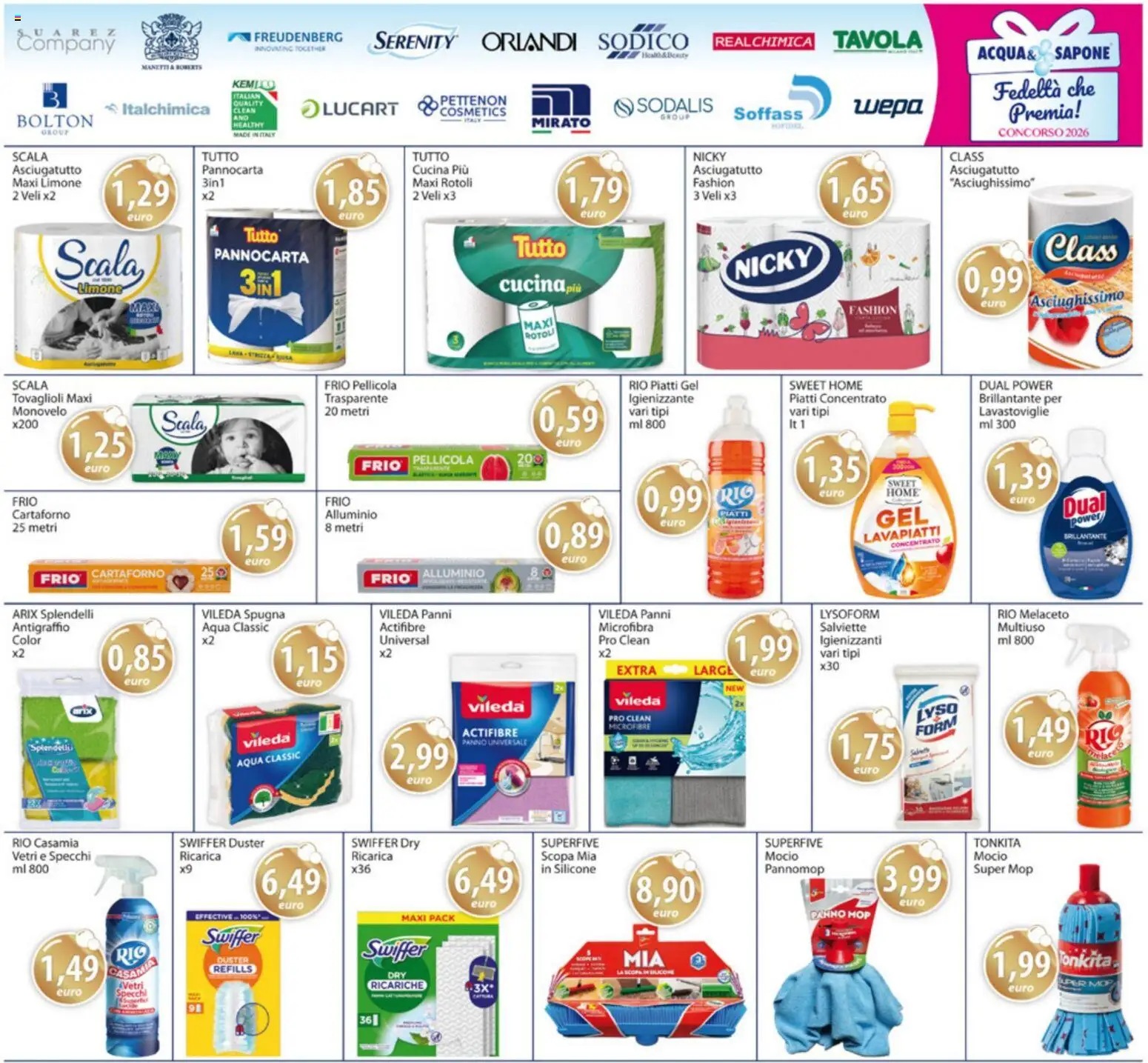 Volantino Acqua e Sapone del 18.05.2026 | Pagina: 17 | Prodotti: Sapone, Silicone, Pellicola, Alluminio