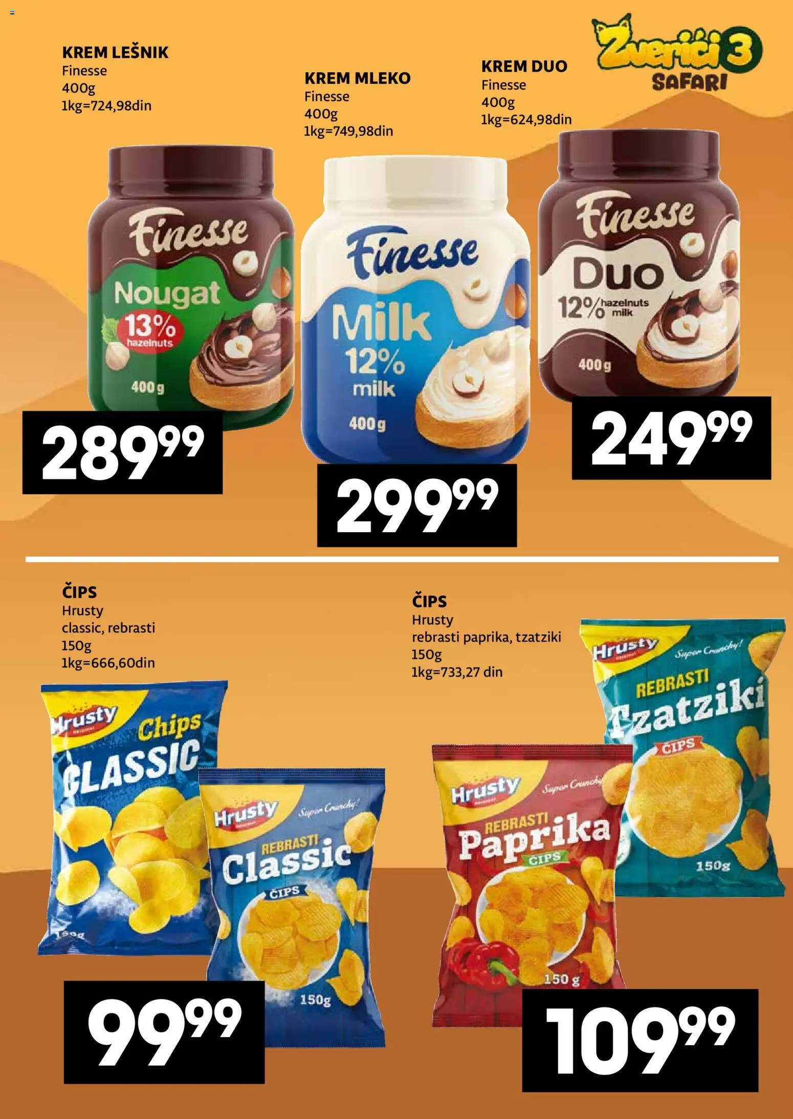 Idea katalog - važi od 11.05.2026 | Strana: 9 | Proizvode: Čips, Lešnik, Paprika, Mleko