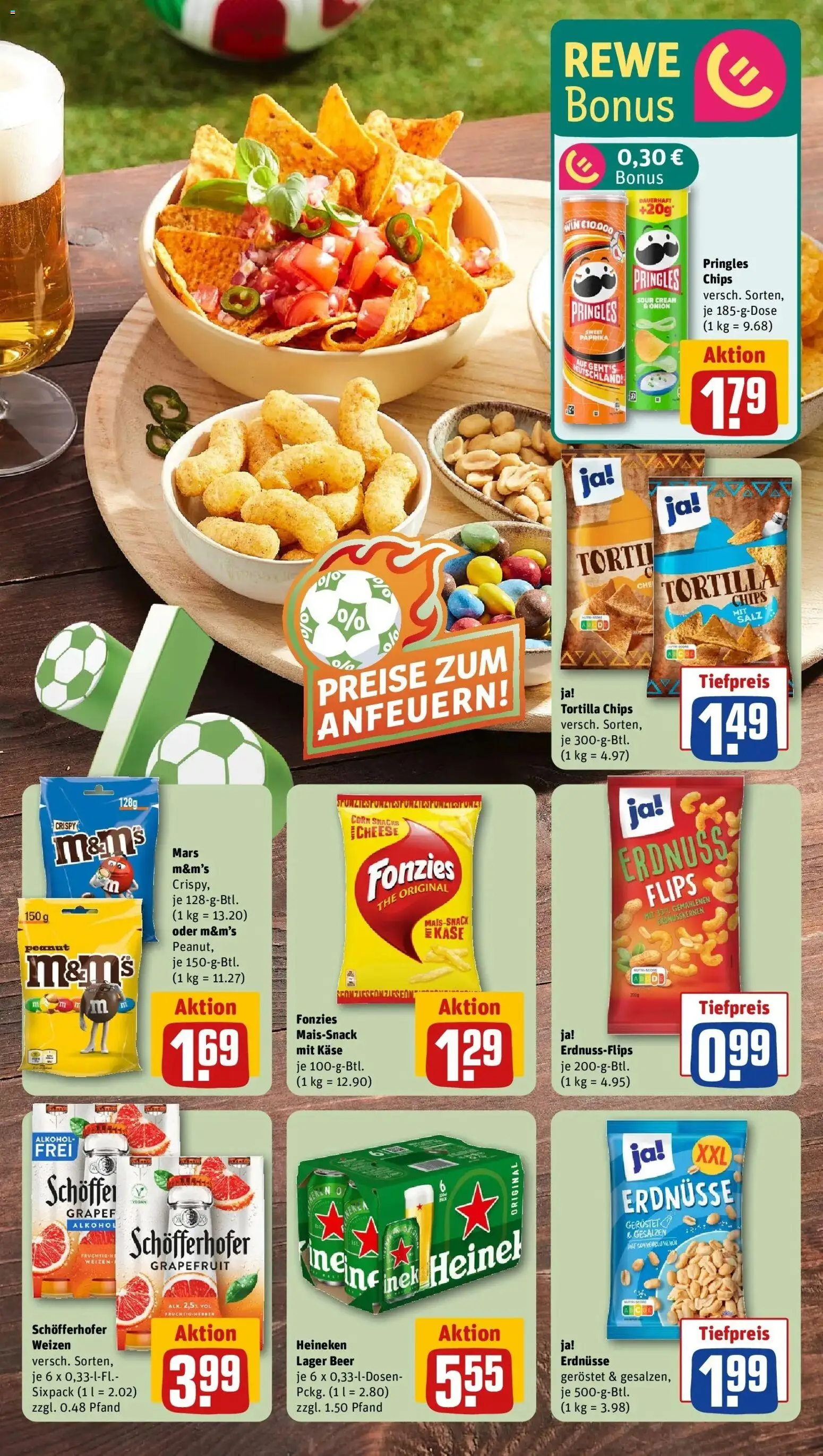 Rewe Prospekt Hamburg / Farmsen-Berne – gültig ab 08.06.2026 | Seite: 5 | Produkte: Erdnüsse, Mars, Grapefruit, Pringles