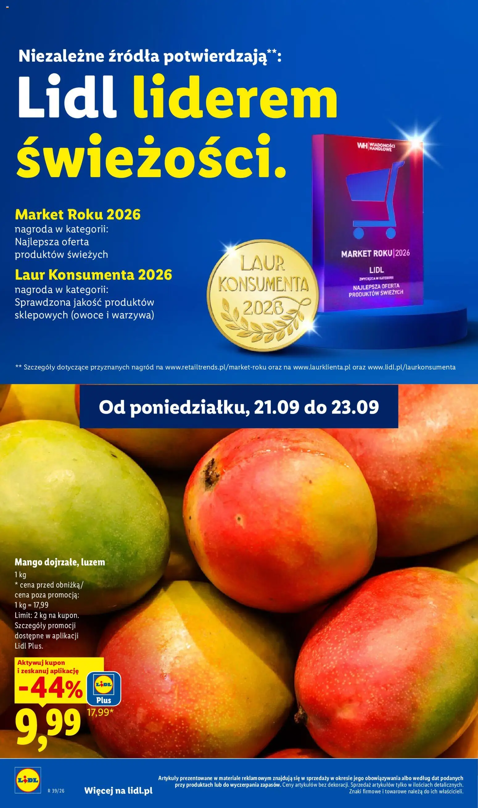 Lidl Polsko leták od 21.09.2026 | Strana: 32 | Produkty: Mango