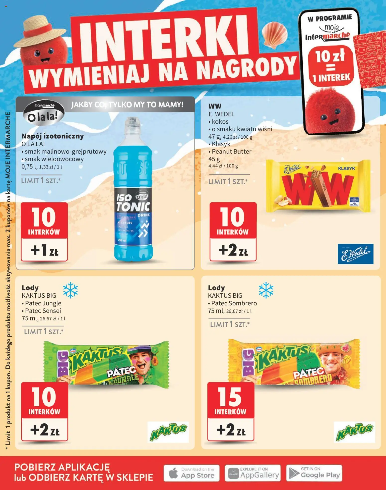 Intermarche gazetka - Katalog nagród od 02.07.2026 | Strona: 4 | Produkty: Lody Kaktus, Lody