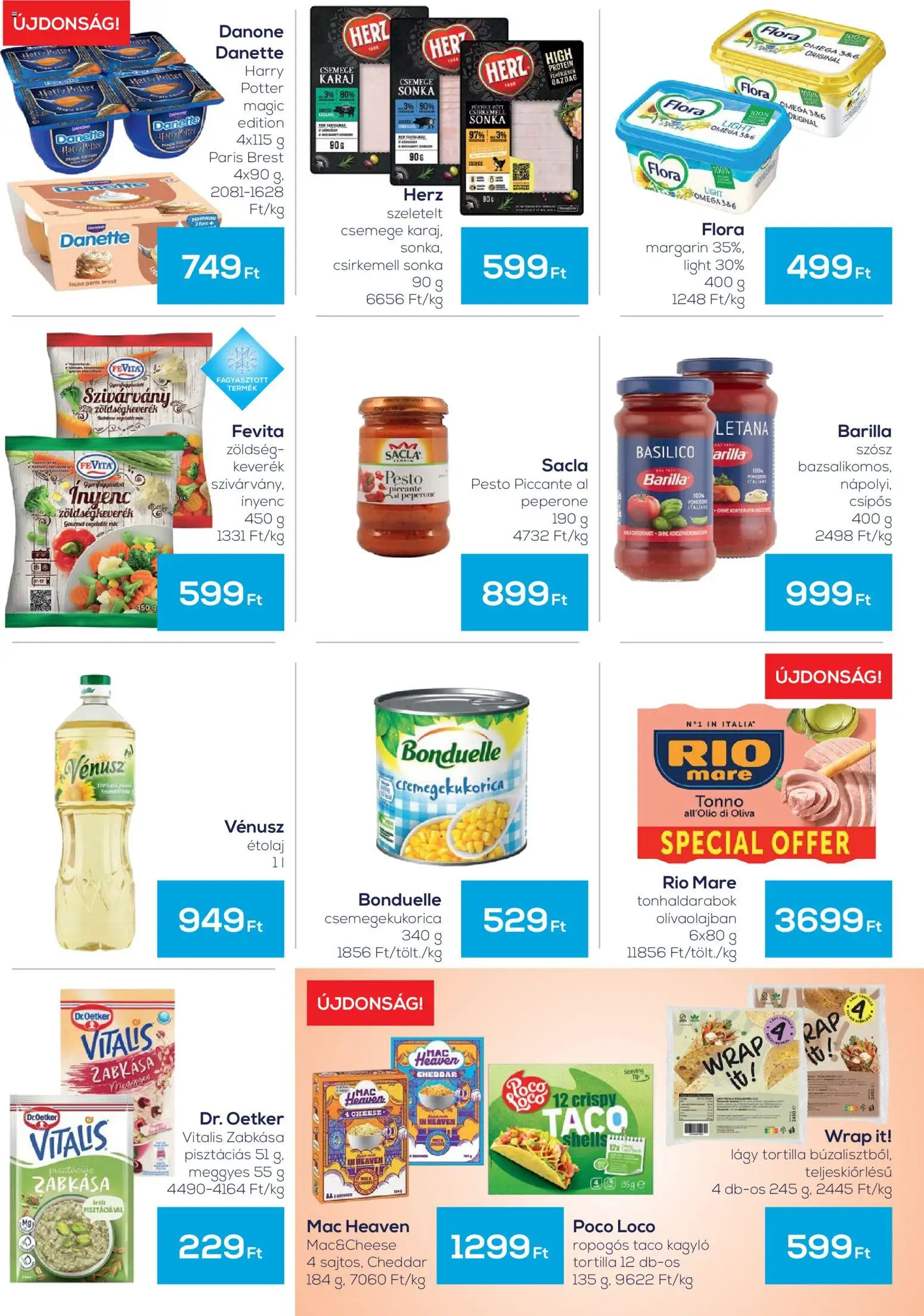 G'Roby akciós ujság - amely érvényes a következő dátumtól: 2026.10.29. | Oldal: 2 | Termékek: Pesto, Csemegekukorica, Tortilla, Barilla