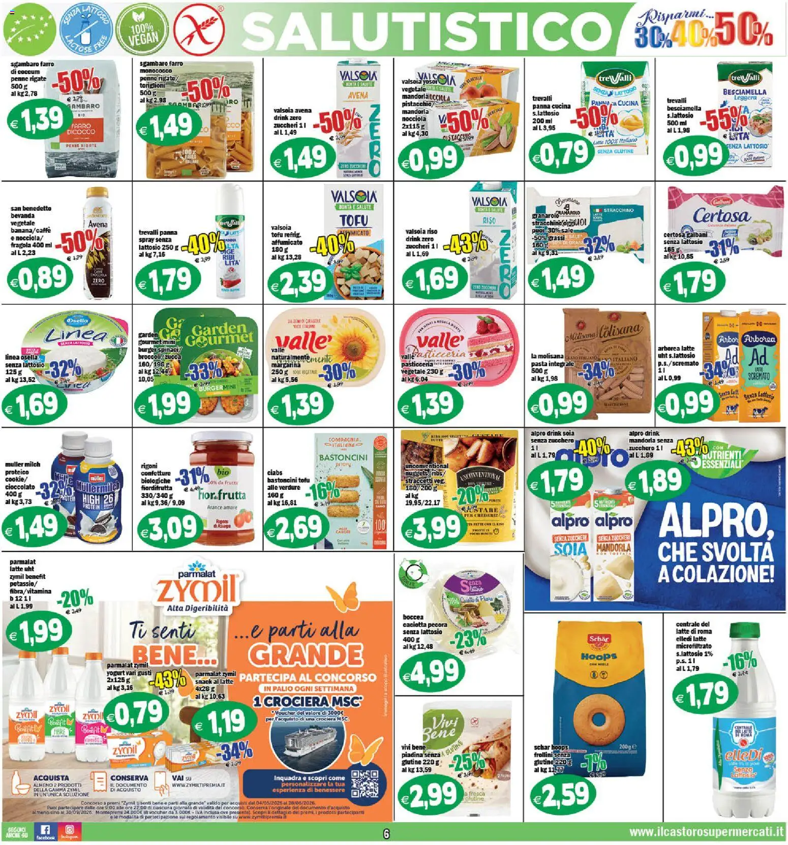 Volantino Il Castoro del 29.05.2026 | Pagina: 6 | Prodotti: Verdure, Sale, Piadina, Besciamella