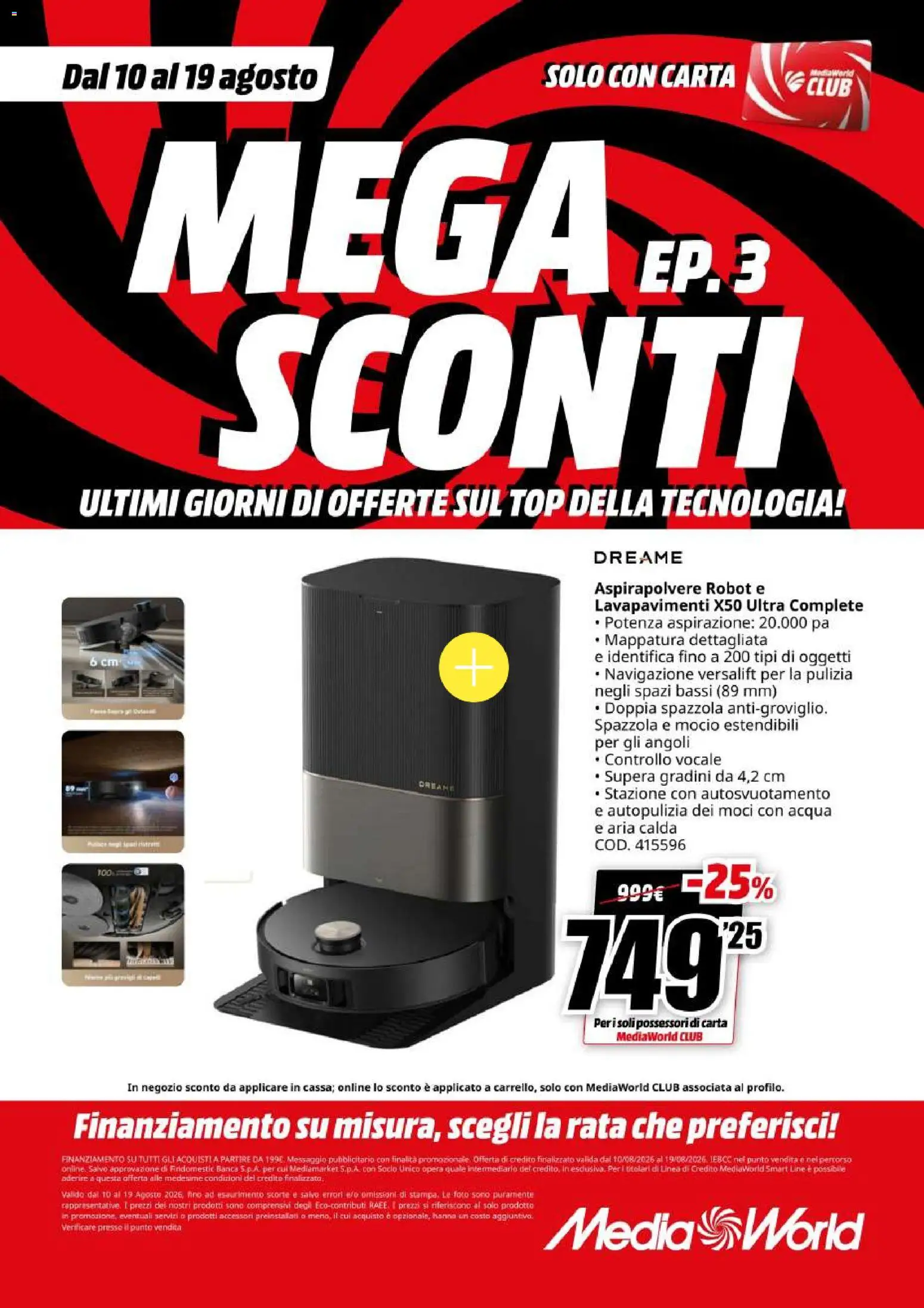 Volantino Media World del 10/08/2026 | Pagina: 57