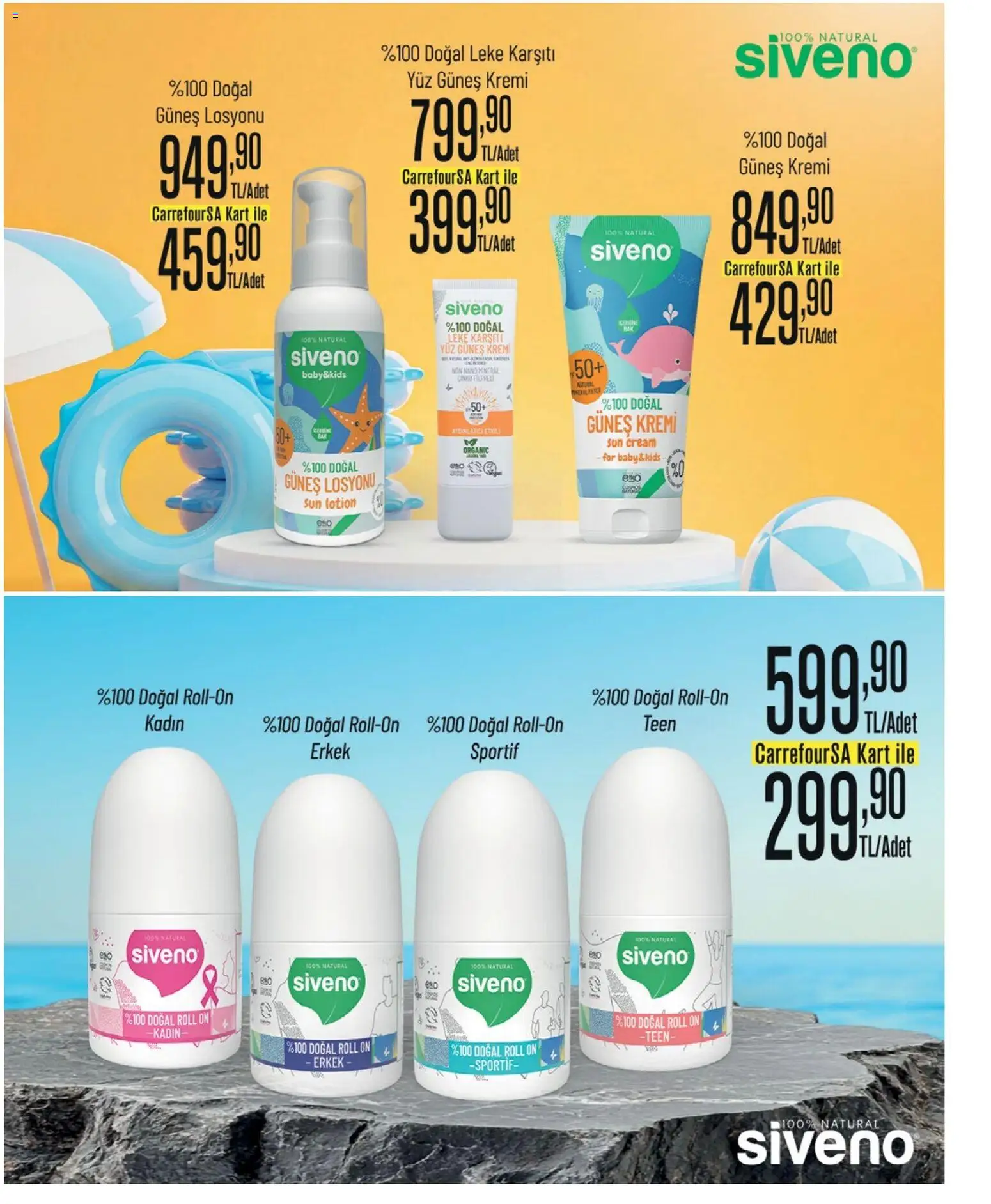 CarrefourSA - Katalog Bu yaz doğruca - 01 Temmuz 2026 tarihinden itibaren geçerlidir | Sayfa: 46 | Ürünler: Güneş kremi