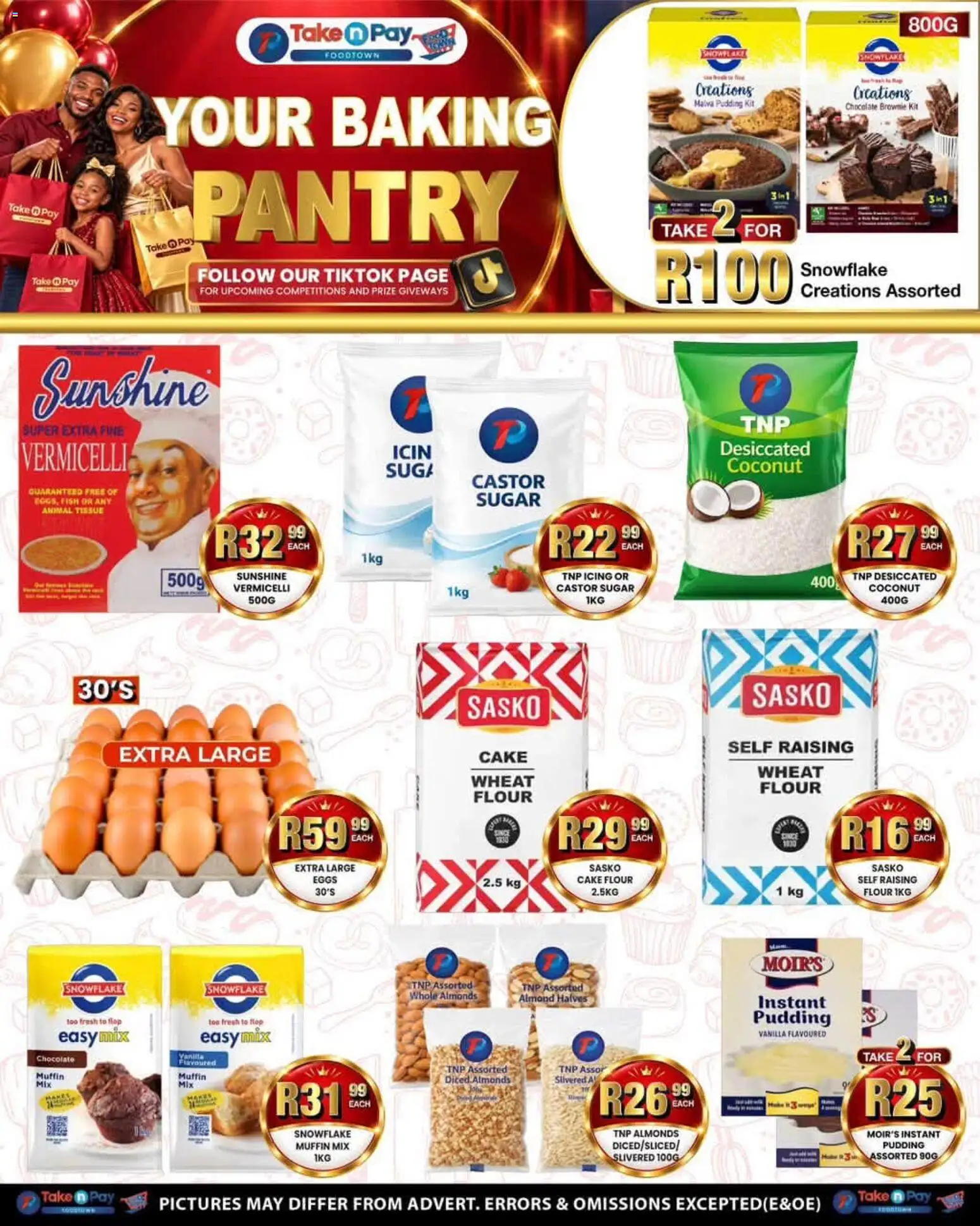 New Take n Pay catalogue – valid from 21/09/2026 | Page: 10 | Products: Cake, Flour, Vanilla, Fish
