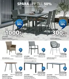 JYSK erbjudanden - Förhandsvisning av reklamblad från butik JYSK aktuell från 29/06/2026 | Sida: 4 | Produkter: Bord, Stol