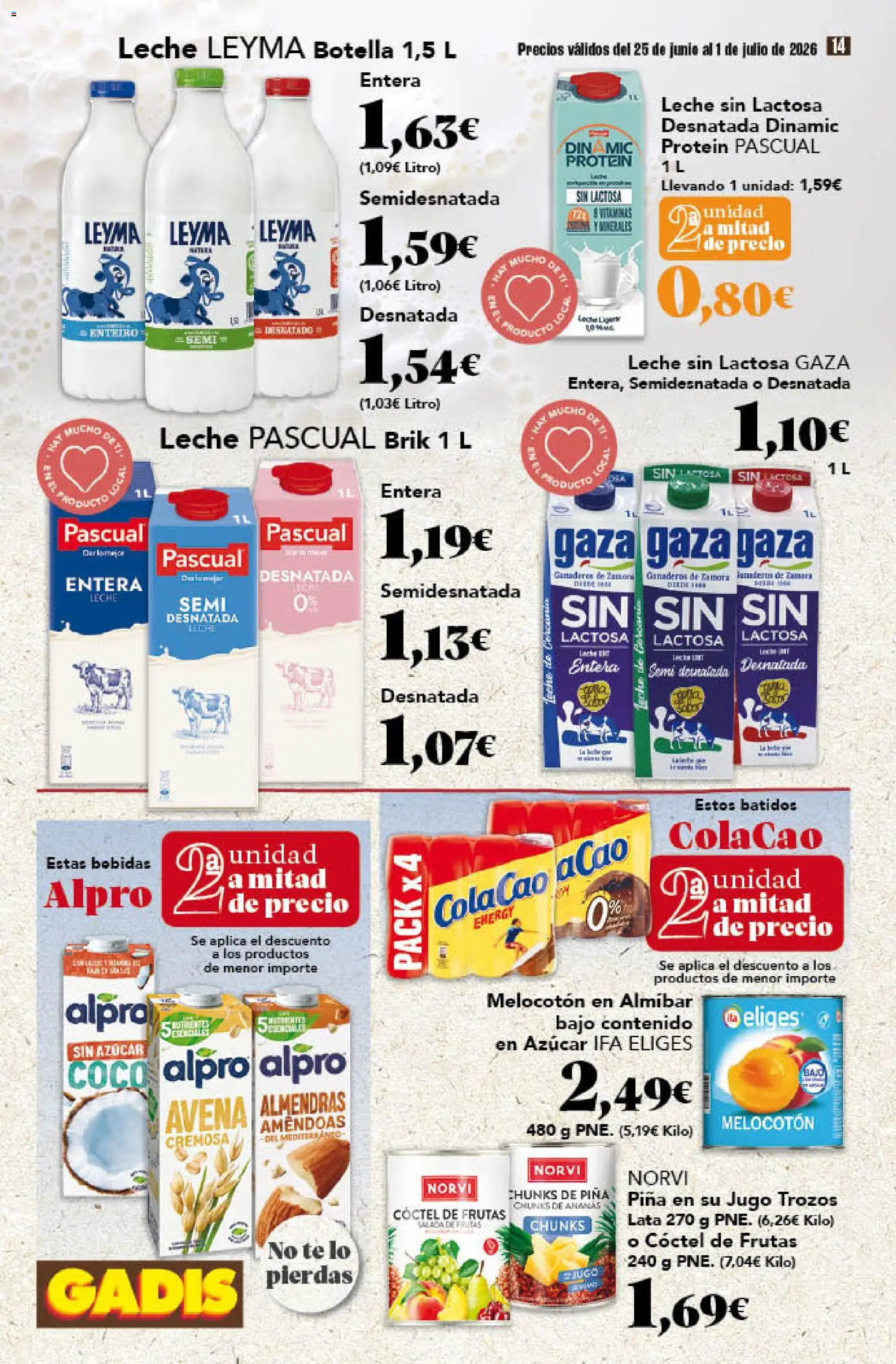 Gadis folleto │ válido desde el 25/06/2026 | Página: 14