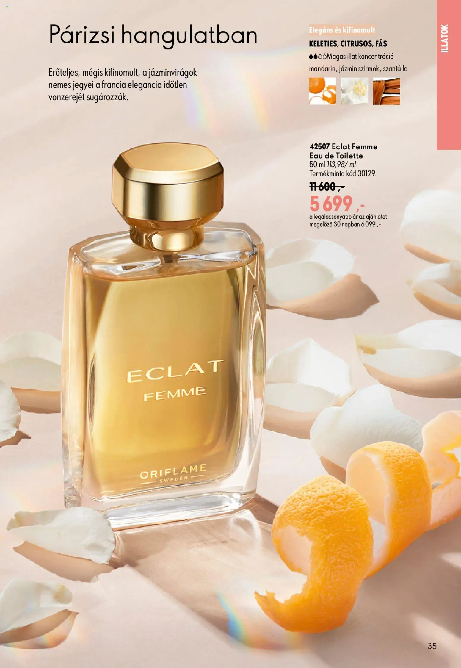Oriflame akciós ujság - amely érvényes a következő dátumtól: 2026.09.09. | Oldal: 35 | Termékek: Párizsi