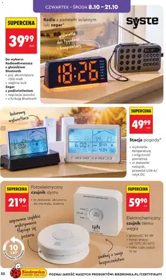 Pogląd oferty "Biedronka gazetka - Hity i inspiracje" - ważna od 03.10.2026 | Strona: 34 | Produkty: Tarka, Papier do pieczenia, Krajalnica, Mąka