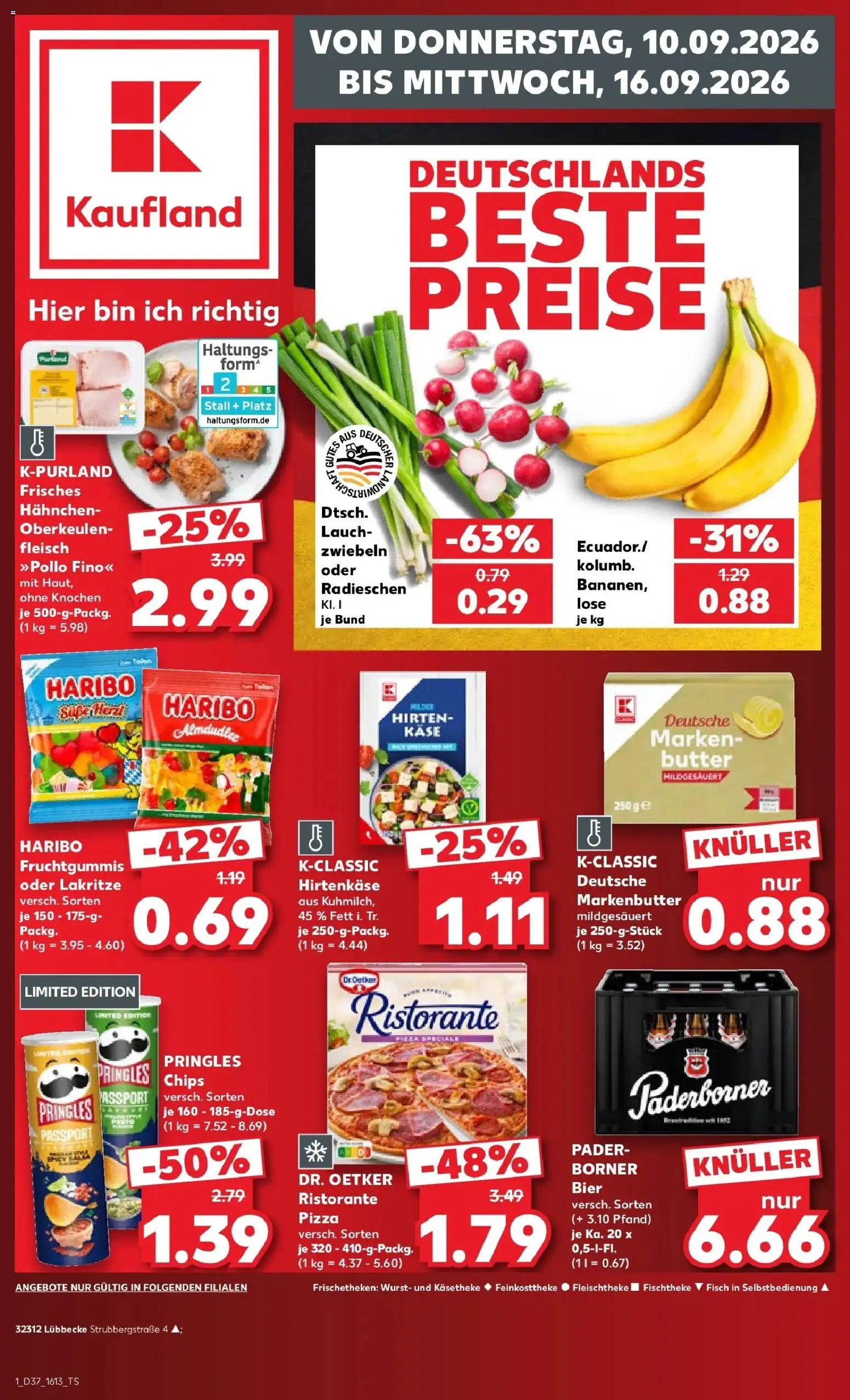 Prospekt Kaufland ab 07.09.2026 » Angebote Online zum Blättern | Seite: 10 | Produkte: Butter, Fisch, Chips, Lauch